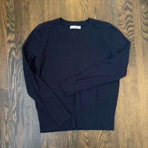 Banana Republic BR Standard Navy Crewneck Sz S